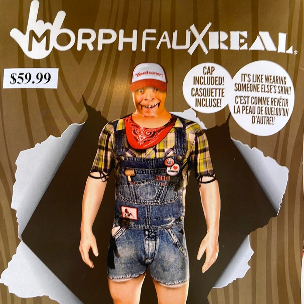 Hillbilly Pequenaud Adult Costume! New!